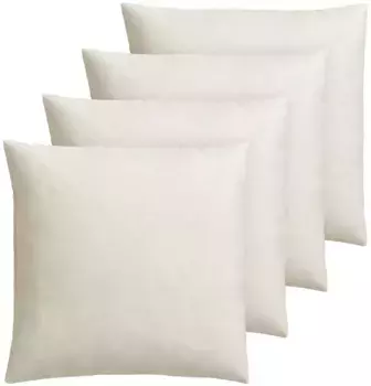 Перьевая подушка Otto Keller "Аннабель", наполнитель: 100% перья, чехол: хлопок, (4 шт.), доступны в разных размерах. От 40х40 до 80х80см 80х80 см, цвет creme