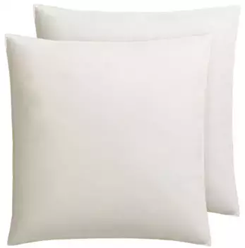 Перьевая подушка Otto Keller "Аннабель", наполнитель: 70% перо, 30% пух, чехол: хлопок, (2 штуки), доступны в разных размерах. От 40х40 до 80х80см 50х50 см, цвет creme