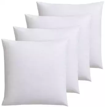 Перьевая подушка Otto Keller "Аннабель", наполнитель: 70% перо, 30% пух, чехол: хлопок, (4 шт.), доступны в разных размерах. От 40х40 до 80х80см 80х80 см, белый