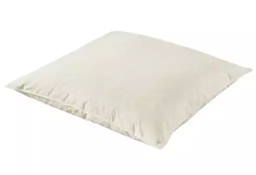 Перьевая подушка Otto Keller "Большой выбор", наполнитель: 85% гусиные перья, 15% гусиный пух, чехол: 100% хлопок, (1 штука) 80х40 см, цвет creme