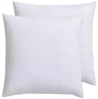 Перьевая подушка Otto Keller "Большой выбор", наполнитель: 70% гусиное перо, 30% гусиный пух, чехол: 100% хлопок, (2 шт.) 40х40 см, белый