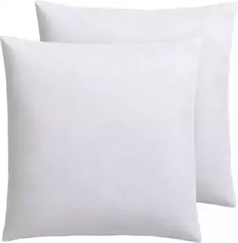 Перьевая подушка RIBECO "Kissenparade Richard", наполнитель: перья и пух, чехол: хлопок, (накопительный набор, 2 шт., 2 шт.) 40х80 см, белый