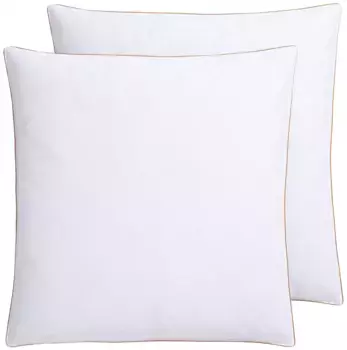Перьевая подушка RIBECO "Подушка Ричард, подушка с пухом, размером 40х80 или 80х80 см", наполнитель: 90% перо % 10% пух, чехол: хлопок, (2 штуки), RIBECO впечатляет качеством уже 105 лет, белый