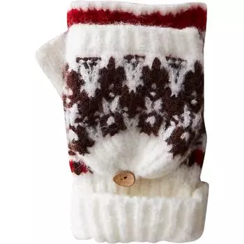 Перчатка Fairisle First frost Free People, белый