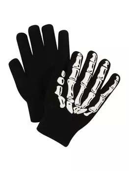 Перчатки Abercrombie & Fitch Gloves SKELETON, черный