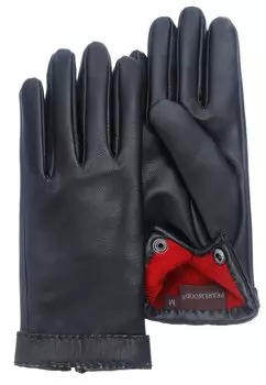 Перчатки Ann-Fingerhandschuh Pearlwood, цвет black (200)