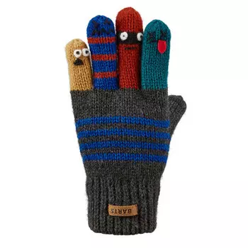 Перчатки Barts, цвет Dark Heather