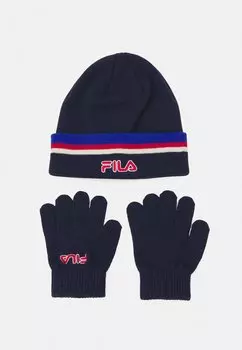 Перчатки Berea Beanies Gloves Set Unisex Fila, цвет black iris