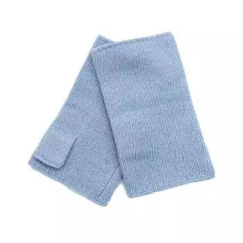 ПЕРЧАТКИ БЕЗ ПАЛЬЦЕВ ИЗ КАШЕМИРА Portolano, цвет periwinkle