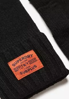 Перчатки без пальцев WORKWEAR Superdry, черный