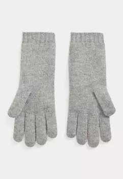 Перчатки CABLE KNIT WOOL CASHMERE GLOVES Polo Ralph Lauren, серый