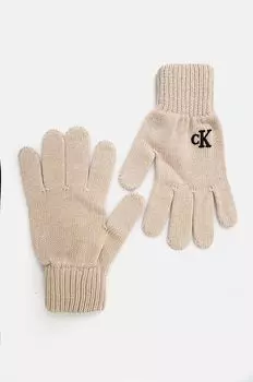 Перчатки Calvin Klein Jeans, бежевый