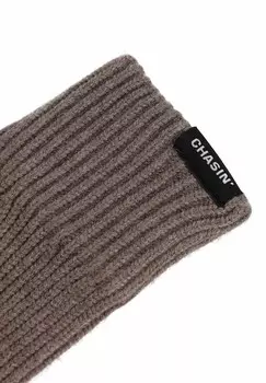Перчатки CHASIN', серо-коричневый