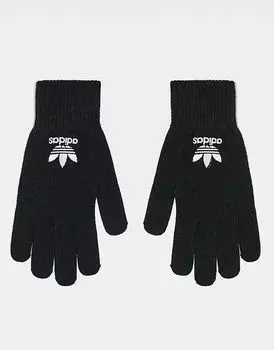 Перчатки черного цвета adidas Originals