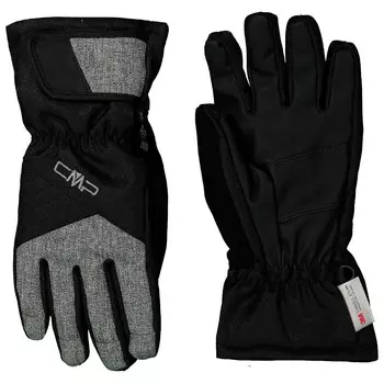 Перчатки Cmp Twill Ski Gloves Fleece Lining, цвет Nero