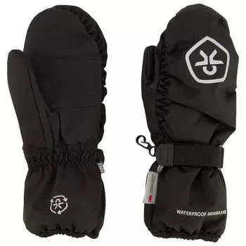 Перчатки Color Kids Mittens Waterproof Recycled, черный