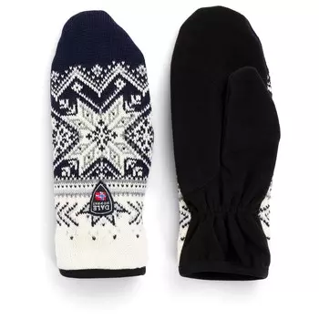 Перчатки Dale Of Norway Vail Polar Mittens, цвет Off White/Marine/Midnight Navy