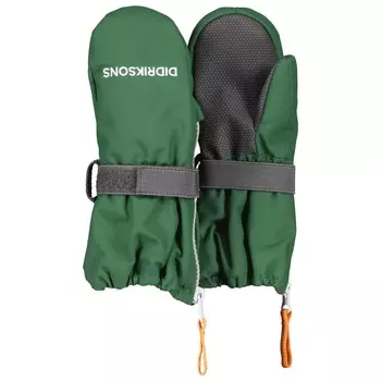 Перчатки Didriksons Biggles Zip Mitten 7, цвет Pine Green