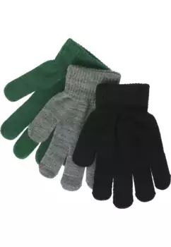 Перчатки для бега ZIGZAG "Neckar", в практичной упаковке по 3 шт, зеленый