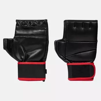 Перчатки для боевых искусств, силовой гель для рук, без пальцев Energetics, черный