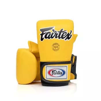 Перчатки для бокса Fairtex TGT7 с сумкой, желтый