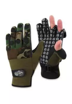 Перчатки для рыбалки Selachii Normani, цвет woodland