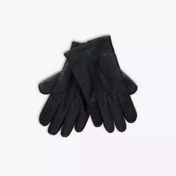 Перчатки для сенсорного экрана 3 points из кожи и кашемира Dents, черный