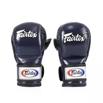 Перчатки для спарринга Fairtex Double Wrist Wrap Closure, размер XL, синий