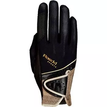 Перчатки для верховой езды Roeckl, цвет schwarz/gold