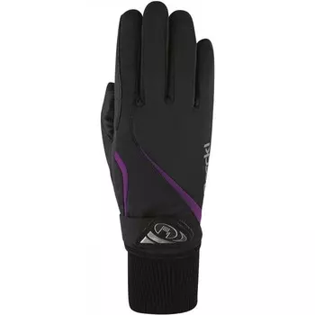 Перчатки для верховой езды Roeckl, цвет schwarz/malvenfarben