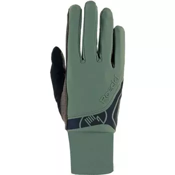 Перчатки для верховой езды Roeckl, оливково-зеленый