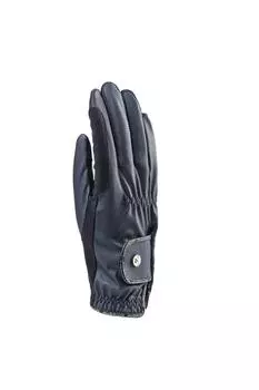 Перчатки для верховой езды Stadium из синтетической кожи Aubrion, темно-синий