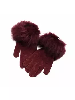 Перчатки Eferri, бордо