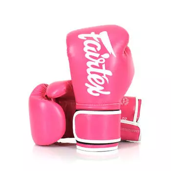 Перчатки Fairtex Microfiber Gloves, цвет Pink/White Screen
