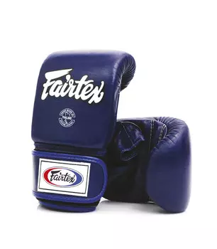 Перчатки Fairtex Super Sparring Bag Gloves - Open Thumb, синий