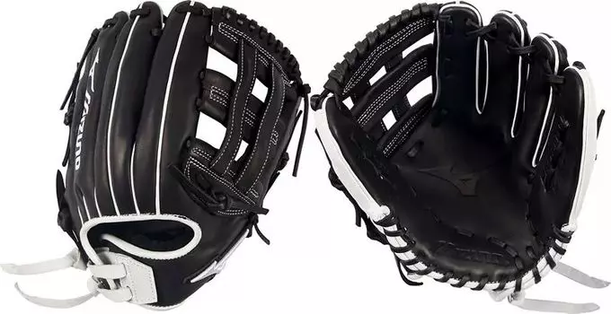 Перчатки Fastpitch Mizuno 11,75 дюйма Pro Select Series, черный