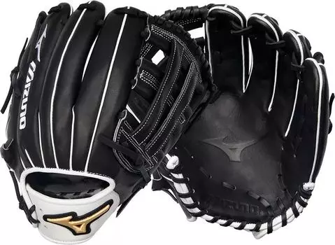 Перчатки Fastpitch Mizuno 12 дюймов серии Pro Select, черный