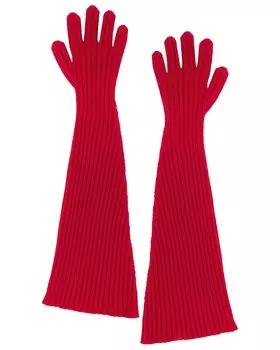 Перчатки Ферги The Row, цвет Firetruck