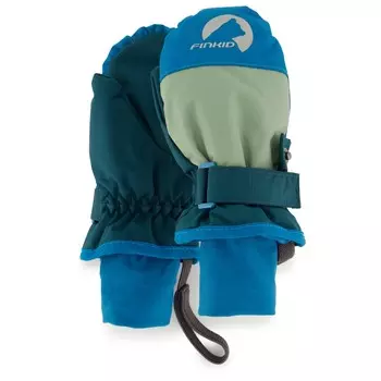 Перчатки Finkid Kirjava, цвет Deep Teal/Mosaic