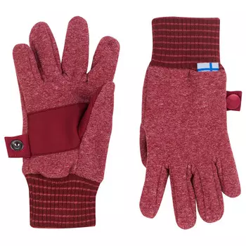 Перчатки Finkid Sormikas Knit, цвет Cranberry