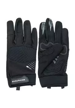 Перчатки Folkestone на пальцы с силиконовыми полосками ENDURANCE, черный