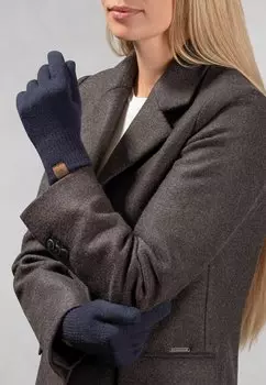 Перчатки Giesswein, темно-синий деним