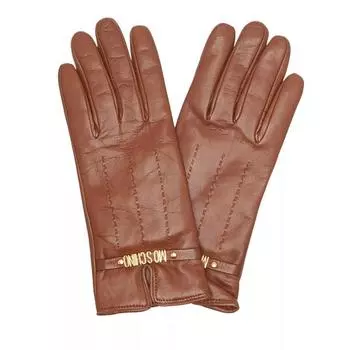 Перчатки glove m1892 Moschino, коричневый