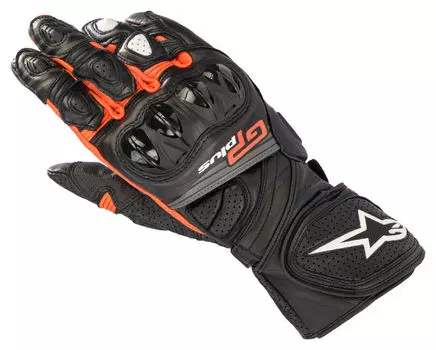 Перчатки GP Plus R V2 alpinestars, черный/красный