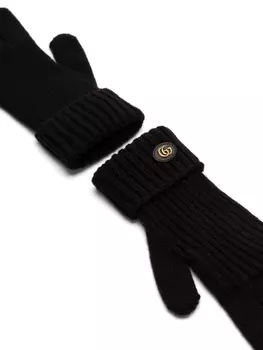 Перчатки Gucci Double G, черный