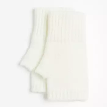 Перчатки H&M Wrist Warmers, кремовый