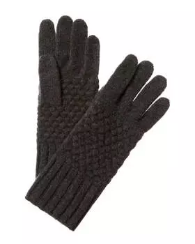 Перчатки Hannah Rose Raised Diamond Stitch из кашемира