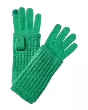 Перчатки Hannah Rose Waffle Stitch 3-в-1 из кашемира