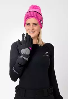Перчатки HELLEN R-TEX XT Reusch, цвет blck blck melang pink glo
