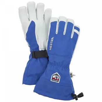 Перчатки Hestra Army Leather Heli Ski 5 Finger, цвет Royal Blue